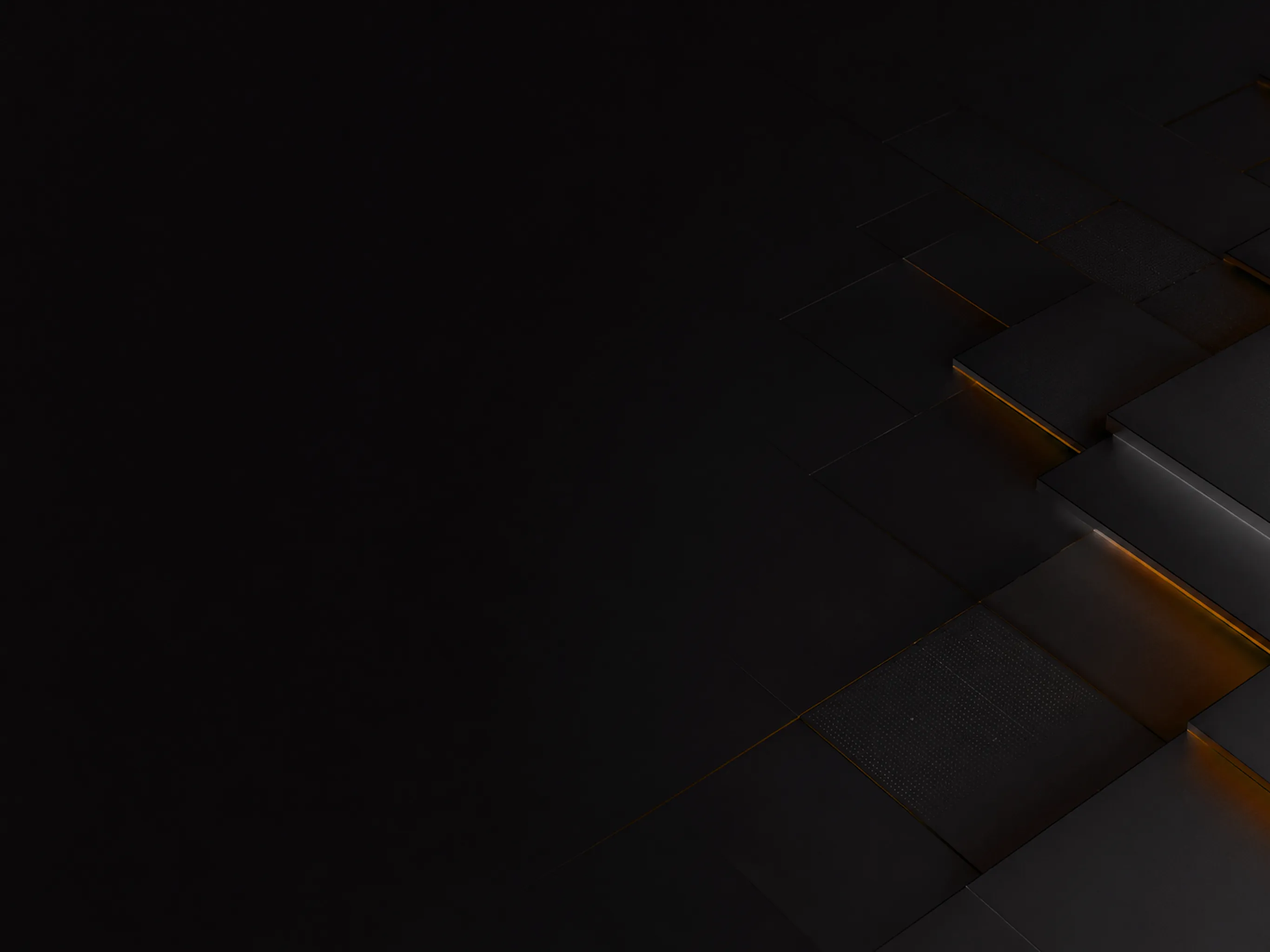 Dark Tiles with orange backlight